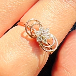 Luxury 14K & 18K Solid Gold <b>Diamond</b> Ring Elegant Certified Natural <b>Diamond</b> <b>Jewelry</b> - Product Image 5