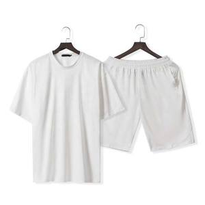 Estilo High Streetwear Verano Deportes personalizados Hombres Chándal Camisetas y pantalones cortos Conjunto Trajes Casual Conjuntos de dos piezas para hombres Ropa deportiva - Product Image 2