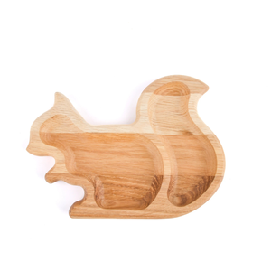 Plateau de service en bois en forme d'écureuil, poli, écologique, durable, pour apéritifs, fêtes, mariages, décoration de la maison - Product Image 1