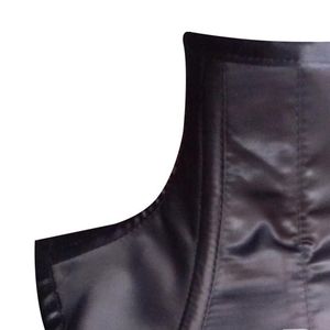Corsé de cuello de satén ajustable con varillas de acero y cordones en la espalda - Product Image 4