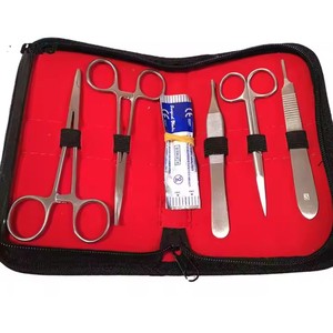 Juego de instrumentos para estudiantes de veterinaria personalizados avanzados Kit quirúrgico de biología médica Fórceps de éxito de acero inoxidable Bisturí - Product Image 3