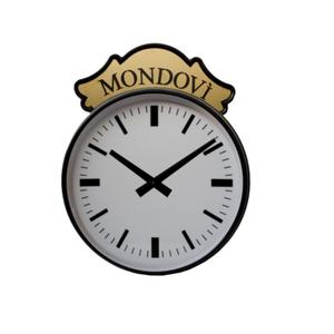 GPS d'extérieur analogique de fabrication italienne-Horloge synchronisée Design double face Street Parks Golf Courses-Quartz personnalisable - Product Image 5