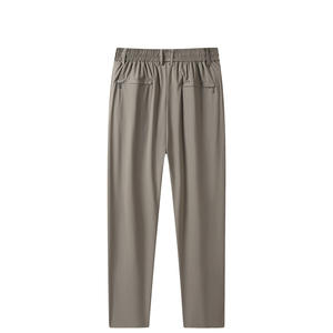 Pantalones de Verano para Hombre, de Seda Helada, Finos, de Secado Rápido, Ligeros, de Cintura Media, Rectos, Casuales, Deportivos - Product Image 1
