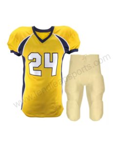 Uniformes de football américain sur mesure de haute qualité pour adultes, taille plus, manches courtes, légers, séchage rapide - Product Image 5