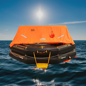 قارب نجاة ذاتي النفخ يستخدم للرمي في البحر بسعة 25 شخصًا مصنوع من قماش مقاوم للماء ومعتمد من سولاس بسعر المصنع - Product Image 3