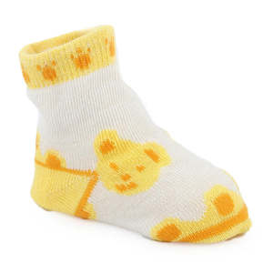 Newborn <b>Booties</b> - Yellow - Product Image 1