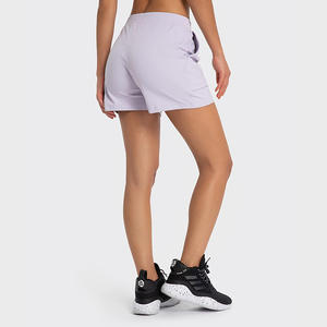 Women's High Waist Seamless Gym Yoga Shorts Scrunch Butt Workout Running Yoga Pants with <b>Logo</b> Decoration Leggings for Sport - Product Image 3