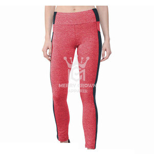 2025 femmes couleur personnalisée 100% coton taille haute pantalons de Yoga-Legging sublimé séchage rapide taille élastique Yoga Leggings - Product Image 1