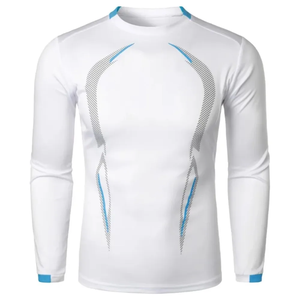 Rashguard MMA Homme Automne Manches Longues Séchage Rapide Léger Respirant Écologique Spandex/Nylon Coupe Ample Sport Fitness - Product Image 1