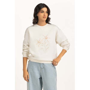 เสื้อสเวตเตอร์ถักผสมผสานสำหรับฤดูหนาวทรงปกติสำหรับผู้หญิง EGRET รุ่น WM-SWS-WS25-126 - Product Image 2