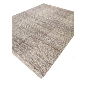 Alfombras de Lana Entrelazadas a Mano Entropy, Diseño Rectangular con Rayas Beige y Marrón para el Hogar, Sala de Estar, Pasillo, Entrada, para Adolescentes, AKWL-1652 - Product Image 2