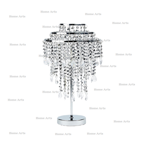 Pièce maîtresse en métal et en cristal Taille personnalisée et centres de table de cérémonie de fiançailles de mariage à prix compétitif - Product Image 6