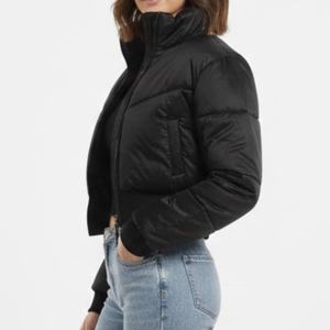 <b>Women</b> <b>Winter</b> Knitted Puffer <b>Jacket</b> Long Sleeve Stylish Quilted Design Lightweight <b>Warm</b> Waterproof Breathable Polyester Outerwear - Product Image 4