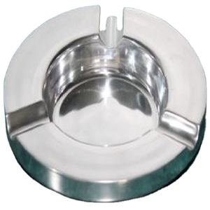 Cenicero con forma redonda de aluminio para el hogar, cuencos de escritorio para Bar, Hotel, oficina, coche humano, Cenicero de Metal moderno, acabado dorado - Product Image 2