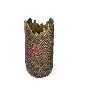 Jarrón y maceta decorativos de Metal para decoración de mesa de Hotel en casa, uso de acabado dorado, hogar de alta venta - Product Image 3