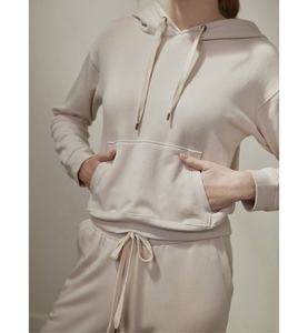 Tops Deportivos Cortos con Capucha para Gimnasio, Estilo Holgado, con Malla y Parches, para Mujer - Product Image 2