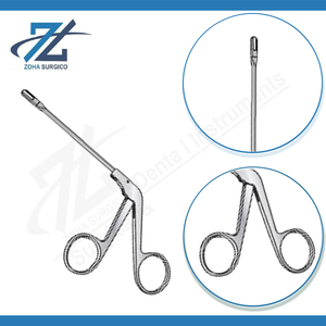 Juego de Instrumentos Quirúrgicos de Acero Inoxidable Mackay Modificado Stammberger Punch Manual de 200 mm con Mordazas de 7x2 mm, Certificado CE, Alta Calidad - Product Image 3