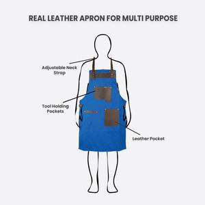 Ready <b>Cooking</b> <b>Apron</b> Dress Canvas <b>Aprons</b> Kitchen Folding BBQ Leather <b>Apron</b> Be Used in Multiple Situations AAA-0071C - Product Image 6