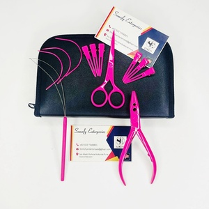 Professional Salon Hair Extension Kit Stainless Steel High Quality Beads Links <b>Plier</b> <b>Set</b> Commercial Use Customizable Private - Product Image 1