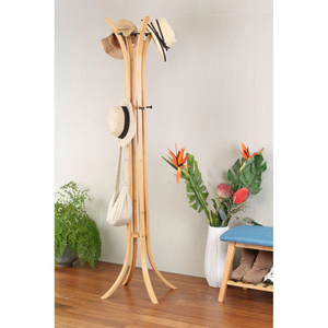 Porte-manteau en bambou autoportant meubles produit naturel fabriqué à partir de stratifié de bambou vietnamien vente en gros de meubles d'intérieur - Product Image 4