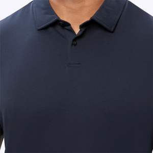 Polo à ourlet incurvé de style classique pour homme Tissu léger à séchage rapide idéal pour le golf et le tennis Disponible en grandes tailles - Product Image 3