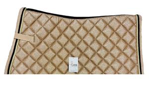 Tapis de selle anglais cheval de qualité supérieure excellente conception pour le dressage saut course gros paillettes tissu produit équestre - Product Image 4