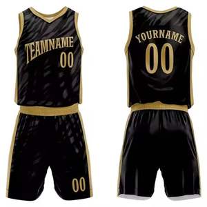 2025 buena calidad Venta caliente desgaste niños rápido listo sublimado uniforme de baloncesto conjunto de fabricantes profesionales - Product Image 2