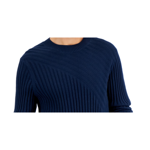 Maglione da Uomo INC International Concepts Tucker con Collo Rotondo, Blu, Taglia Media, Maniche Lunghe, Lavorazione a Maglia con Logo Stampato per l'Inverno - Product Image 2