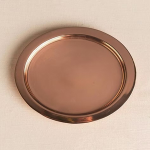 Assiettes de chargement dorées de 13 pouces, tapis de décoration élégants pour fête de mariage, hôtels, vente en gros - Product Image 5