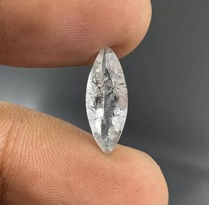 ลูกแพร์พลอยสีฟ้าเจ็ดชิ้นธรรมชาติเจียระไนเป็นชิ้นเล็กๆ2กะรัต16.5x6x4.5มม. ทำมือเครื่องประดับขัดเงาสำหรับงานแฮนด์เมด - Product Image 1