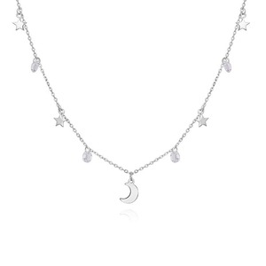 Collar de Cadena Estilo Hip Hop de Plata de Ley, Elegante y Moderno, Ideal para Cumpleaños, Festividades y Celebraciones, en Oferta - Product Image 5