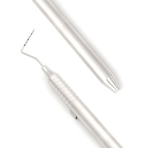 เครื่องมือวัดความลึกของช่องปากแบบปลายเดี่ยว CP-15 สำหรับงานทันตกรรม ผลิตจากสแตนเลส UNC 15 ขายส่งจากโรงงาน - Product Image 1
