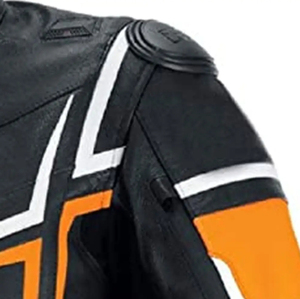 Chaqueta de Motociclista de Cuero para Hombre, Talla Grande, Color Personalizado, Diseño Único, Último Precio, Impermeable, Cortavientos y Transpirable - Product Image 4