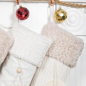 Soporte de calcetín de Navidad de Metal Vintage rústico soporte de árbol para chimenea mantel festivo organizador de exhibición de vacaciones - Product Image 3