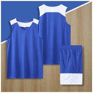 Conjunto de traje de entrenamiento deportivo de baloncesto americano con logotipo personalizado QZJC para adultos de talla grande transpirable 100% poliéster - Product Image 3