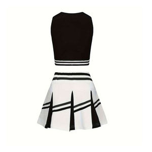 Uniforme de porristas personalizado profesional de alta calidad barato para mujer, uniforme de práctica de animación con impresión por sublimación - Product Image 2