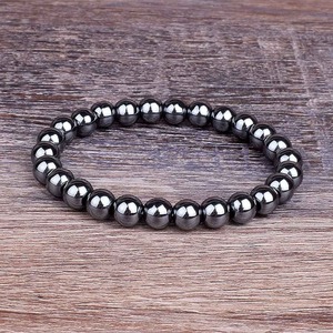 Fourniture directe en usine de bijoux en cristal de bracelet en hématite foncé pour la méditation ou le Reiki et l'usure quotidienne à prix réduit - Product Image 5
