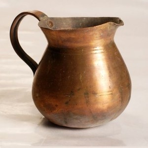 Pitcher Shaped Pure Copper Material High Quality Table <b>Top</b> Decor Flower Vase <b>Top</b> Selling Planter Vase - Product Image 2