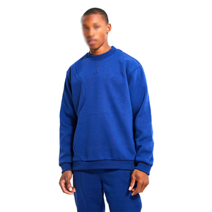 Survêtements pour hommes grande taille de haute qualité fabriqués au Pakistan, couleur personnalisée bleue, écologiques, solides, pour l'entraînement en salle de sport en hiver, design 2 en 1 - Product Image 5