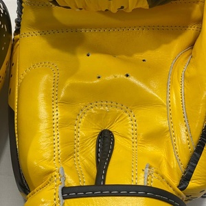 Gants de boxe Fairtex entièrement imprimés jaune/noir pour Muay Thai, sparring, entraînement de kickboxing, MMA, arts martiaux mixtes, personnalisables - Product Image 5