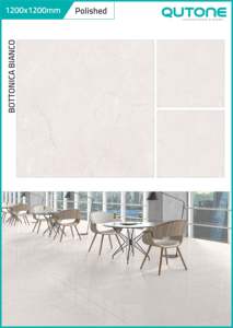 Qutone Luxury 1200x1200mm Carreaux de sol en marbre émaillé poli pour salle à manger extérieure Supermarket Mall-Direct - Product Image 2