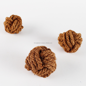 Jouet pour chien en fibre de coco écologique fabriqué par un fabricant vietnamien, balle en fibre naturelle conçue pour la mastication, l'entraînement et les jeux quotidiens - Product Image 2