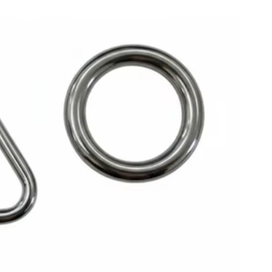 Charnière de meuble soudée à anneau rond en acier inoxydable AISI 316 - Product Image 1