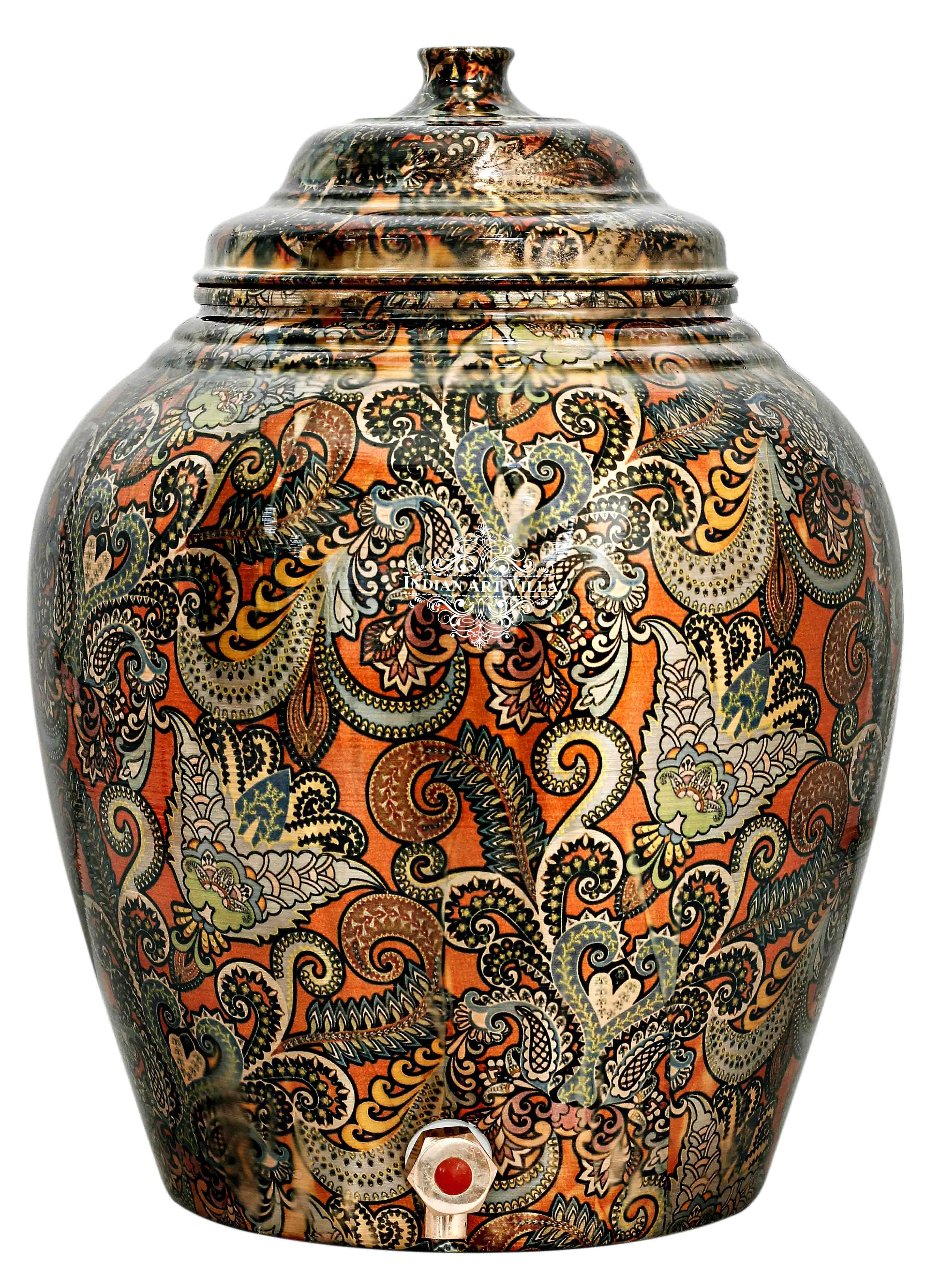 Red And Green Paisley