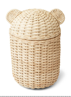 Panier de rangement en rotin tressé écologique de haute qualité à prix abordable, design personnalisé, décoration de salon, figurines d'animaux en jacinthe d'eau