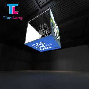 Pantalla de iluminación LED de alta calidad suspendida sin marco Cutie De Iluminat para equipo de soporte de exhibición de ferias comerciales - Product Image 5