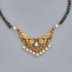Mangalsutra antique, bijou de collection culturelle 167528 - Product Image 1