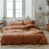 Ensemble de housse de couette classique de qualité supérieure, 100% coton pur, 300 fils, 3 pièces, couture écologique