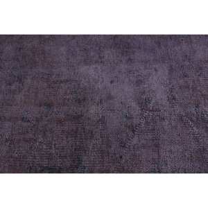 Tapis Patchwork Violet Moderne 2,8X7,2 pieds Style Turc Tabriz Rectangle Design Laine Polyester pour Salon Chambre Adolescent Latex - Product Image 5