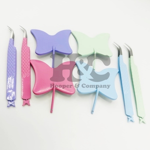 Espejos de extensión de pestañas con forma de mariposa y logotipo personalizado, nuevos espejos cosméticos de acero inoxidable sostenibles, características de personalización - Product Image 4